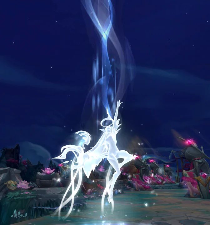 Soraka usando sua ultimate